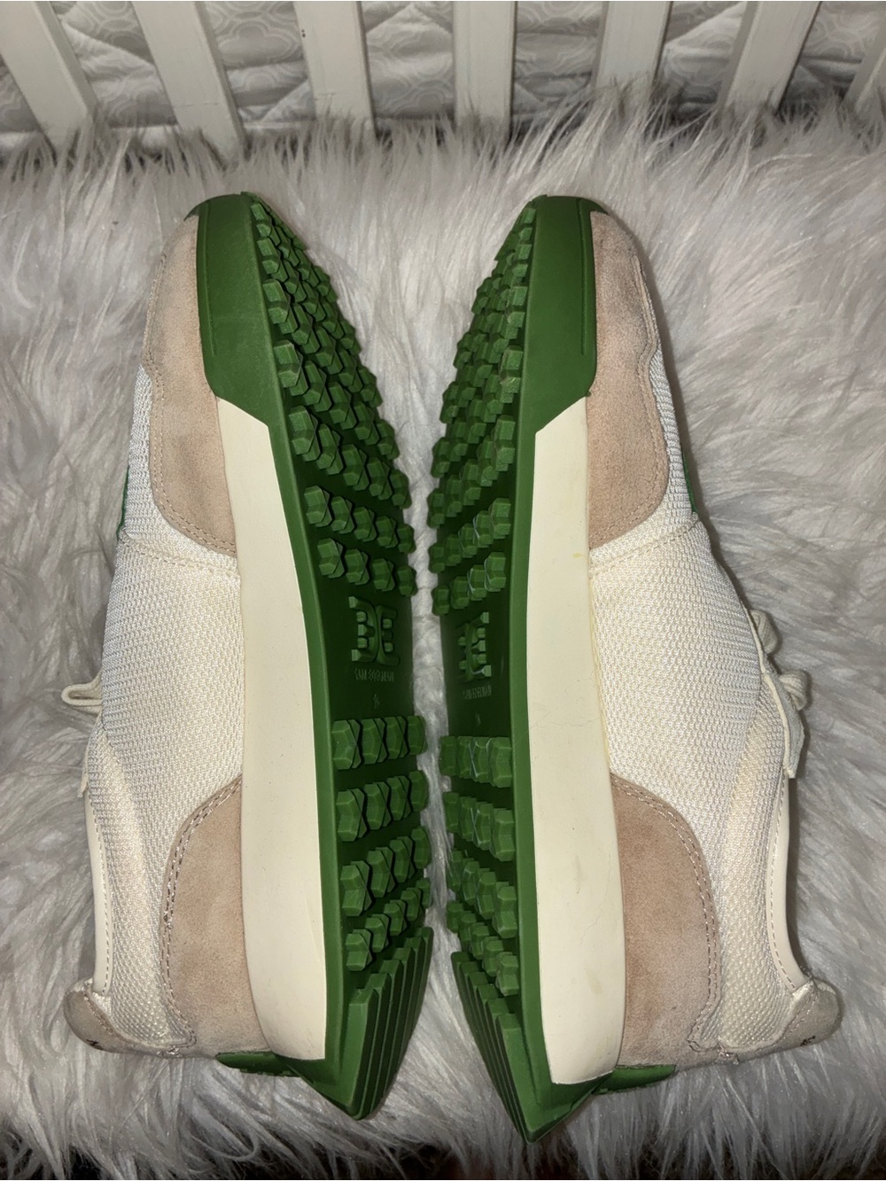 New Sam Edelman Langley Color Block Suede Mesh Signature Logo Retro Sneakers 7.5 - Picture 15 of 15
